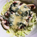 kaogege's cooksnap of when they made レンジで簡単！　ささみの梅チーズ蒸し.