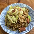 クックM989HD☆'s cooksnap of when they made スパム塩焼きそば.