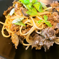 MariNellie's cooksnap of when they made サバ缶とナスの和風パスタ.