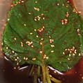 クックR1EUK9☆'s cooksnap of when they made ごまの葉の醤油漬け☆.