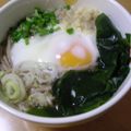 ひとひとの素's cooksnap of when they made かけ蕎麦 ★温玉のせ♪.