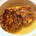 エリーモ's cooksnap of when they made 鯖の味噌煮缶であんかけ豆腐ハンバーグ♡.