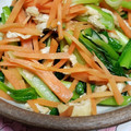 クックZEZDON☆'s cooksnap of when they made 簡単☆小松菜と薄揚げの煮びたし.