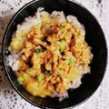 SUNMOONMOM's cooksnap of when they made おひとりさまの納豆に豆板醤.