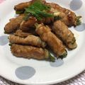 フジぽん's cooksnap of when they made ガッツリ系！豚肉ネギ巻き弁当！.