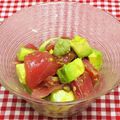tokotann's cooksnap of when they made アボカドとマグロのおつまみ.