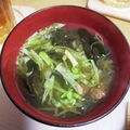 ＬＯＶＥ．ｋｔｒｒ's cooksnap of when they made めかぶスープ.