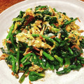 ちゃちゃまる26's cooksnap of when they made ほうれん草と桜えびの玉子とじ✿.