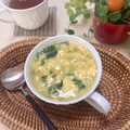 kpえもん♪'s cooksnap of when they made 卵とほうれん草のコンソメスープ.