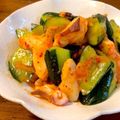 ドアラまま's cooksnap of when they made ★お刺身残ったら★タコとキムチとキュウリ.