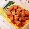 マリマモ's cooksnap of when they made がっつりSPAM丼弁当.