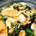 まりりんぺ's cooksnap of when they made ほうれん草とお揚げさんの卵とじ.