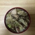 かおり♡♡♡'s cooksnap of when they made サバ缶舞茸味噌汁.