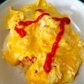 ひんべえ's cooksnap of when they made 柔らか卵のオムライス☆.