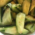 んりおか's cooksnap of when they made またまた！ゴマ油香る☆塩こんキュウリ.