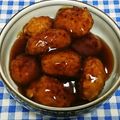 ととろ＆めい's cooksnap of when they made 蒲鉾と牛蒡入り肉団子の梅黒酢あんかけ.