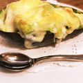 horseland's cooksnap of when they made おひとりさまの味噌マヨでアボカドグラタン.