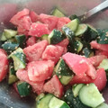 みこひろママ's cooksnap of when they made 胡瓜とトマトの簡単　夏副菜.