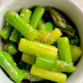 めいちママ＊'s cooksnap of when they made 簡単アスパラの胡麻和え！子供もパクパク.
