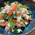 suisuimoco's cooksnap of when they made 簡単☆ほうれん草とクルミの白和え.