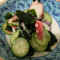 AOARA's cooksnap of when they made タコわかめきゅうりの酢の物☆.