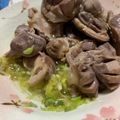 ◎りえぽん◎'s cooksnap of when they made 茹でて和えるだけ 砂肝のネギ塩レモン.