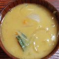 まやしゅうまま's cooksnap of when they made 自然な甘み✿カボチャと玉ねぎの味噌汁.