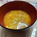 ゆ0518か's cooksnap of when they made 落とし玉子とキムチの味噌汁.