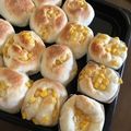 Fukutokoco's cooksnap of when they made コーンマヨパン☆コーンロール☆HB使用.