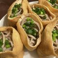 ＊ゆあま＊'s cooksnap of when they made ぶっかけ稲荷そば 弁当.