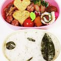 めいめい☆☆☆'s cooksnap of when they made 簡単キャラ弁★スヌーピー.