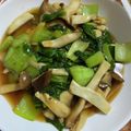 ながぴー♧'s cooksnap of when they made チンゲン菜とエリンギの炒め物.