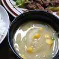 クリーピングタイム☆'s cooksnap of when they made *＊コーンバターみそ汁＊*.
