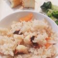 MONE12's cooksnap of when they made タコの炊き込みご飯★タコ飯.