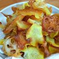 ちーまぐ's cooksnap of when they made おやつに肴に！パリパリさつまいもチップス.