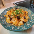 tsumusio's cooksnap of when they made 豚肉 ナス 玉ねぎの 簡単！ 甘酢あん♪.