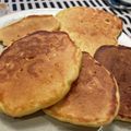 ぴっぴー♪'s cooksnap of when they made 卵・牛乳を使わないイースト・パンケーキ。.