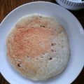 目がハート's cooksnap of when they made 牛乳・卵無し。最高！ヘルシー☆パンケーキ.