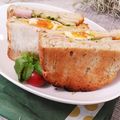 クックHG9V8Y☆'s cooksnap of when they made 卵とハムのトーストサンド.