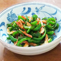 happy_children's cooksnap of when they made お弁当に♪ピーマンと小エビの白だし炒め.