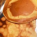 ヒロ◊ちょこれーと's cooksnap of when they made 薄力粉でホットケーキ！ 卵なし 牛乳なし.