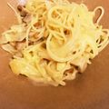 クック1I0VSP☆'s cooksnap of when they made 誰でも簡単に☆濃厚 本格カルボナーラ.