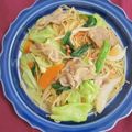 mmameco's cooksnap of when they made あるもの焼きビーフン.