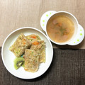 sAix59's cooksnap of when they made しらすとたまごのチーズ焼き♪手づかみに☆.