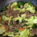 クックFPWZMI☆'s cooksnap of when they made 牛肉の中華風卵炒め●.