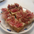 クックE662AA☆'s cooksnap of when they made トースターで簡単♬厚揚げの生ハムチーズ焼.