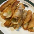 菜鳳子's cooksnap of when they made 余った餃子の皮で巻いてみました。.