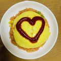 荒ぶるﾆｺﾗ's cooksnap of when they made 火を使わない‼レンジで簡単＊オムライス＊.