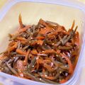 kikuety's cooksnap of when they made 常備菜！ きんぴらごぼう.