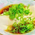 my_pace's cooksnap of when they made ねぎの冷奴♡めんつゆで～♪.